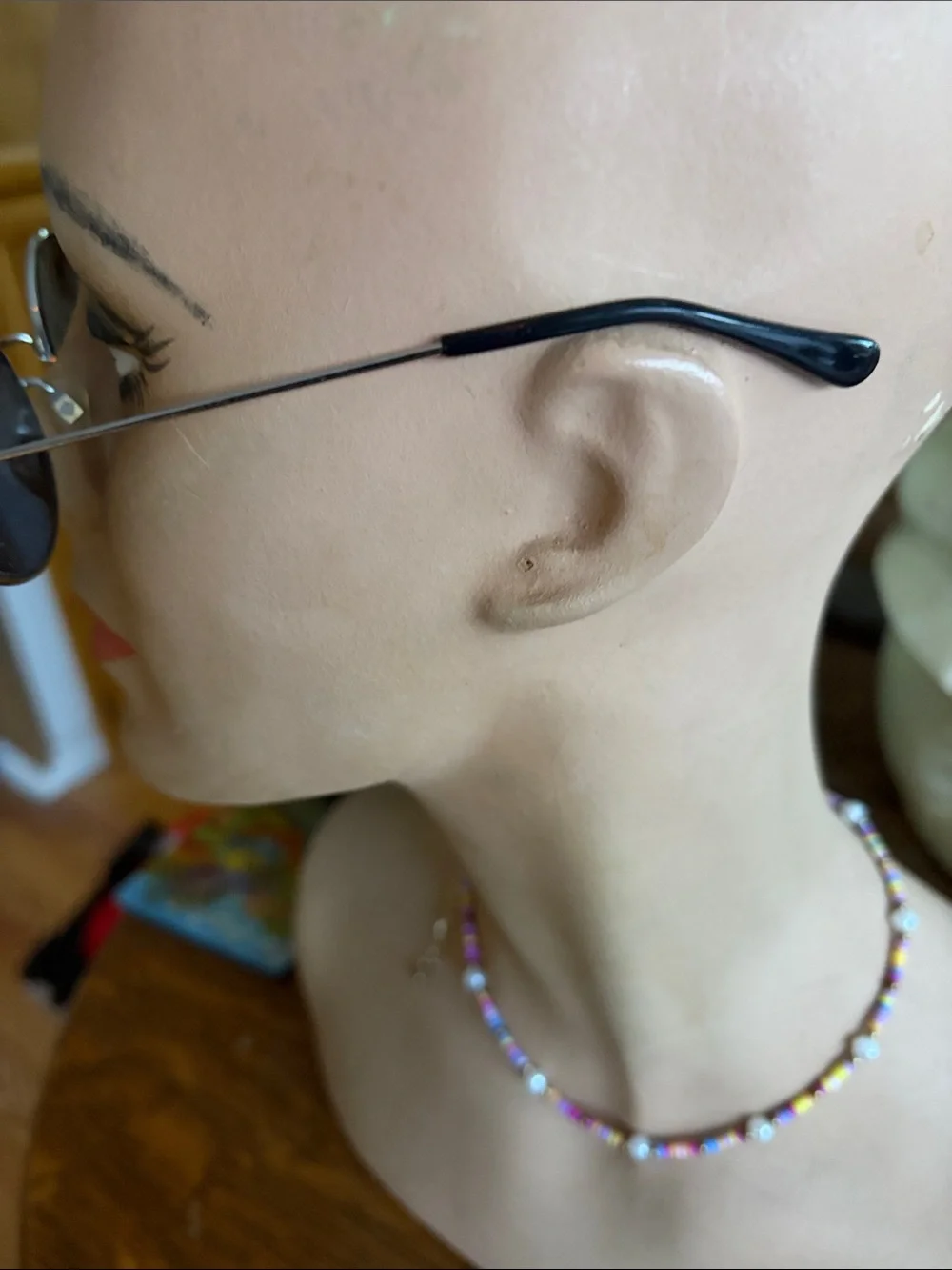 Round Metal Frame Sunglasses in Silver - Women Accessories